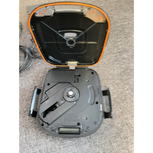 Vintage PANASONIC SHOCK WAVE Portable CD Player Yellow Black SL-SW405 Charger - Picture 6 of 12